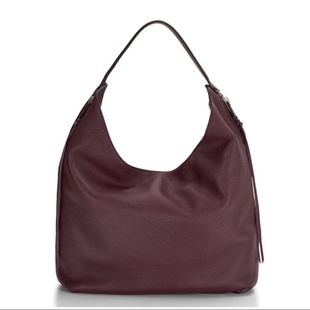 Rebecca Minkoff Bryn Double Zip Hobo, Burgundy
